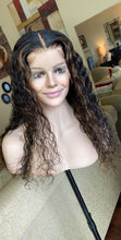 Load image into Gallery viewer, 22” WaterWave with Subtle Caramel Highlights! - Lacefront Wig