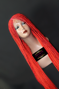 Full Lace Braided Wig —  RED HEAD ❤️