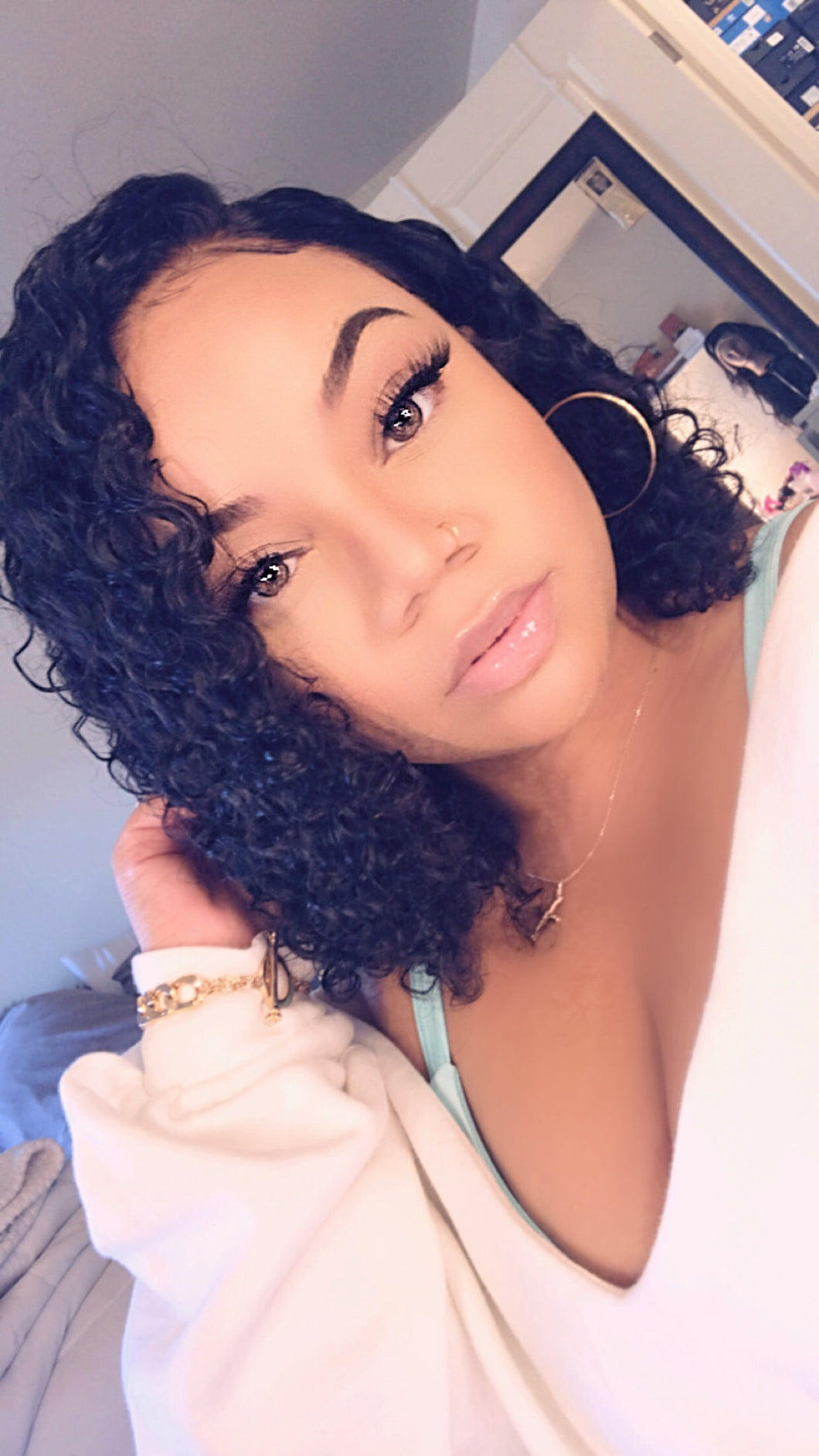 Deep Curly Bob - LACE FRONT WIG