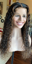 Load image into Gallery viewer, 22” WaterWave with Subtle Caramel Highlights! - Lacefront Wig