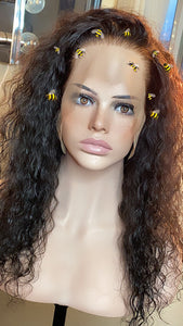 Kinky Natural Curl — 18” Lacefront Wig